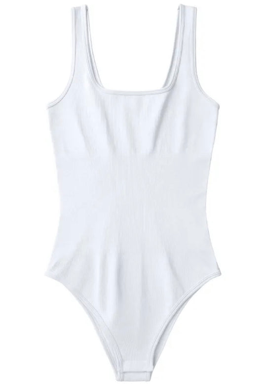 H-E-R Ribbed Body - White